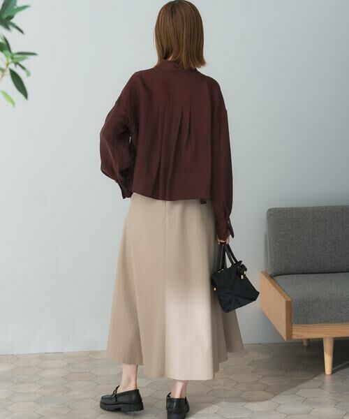 URBAN RESEARCH ROSSO / アーバンリサーチ ロッソ スカート | ウォッシャブルフェイクレザーフレアスカート | 詳細18