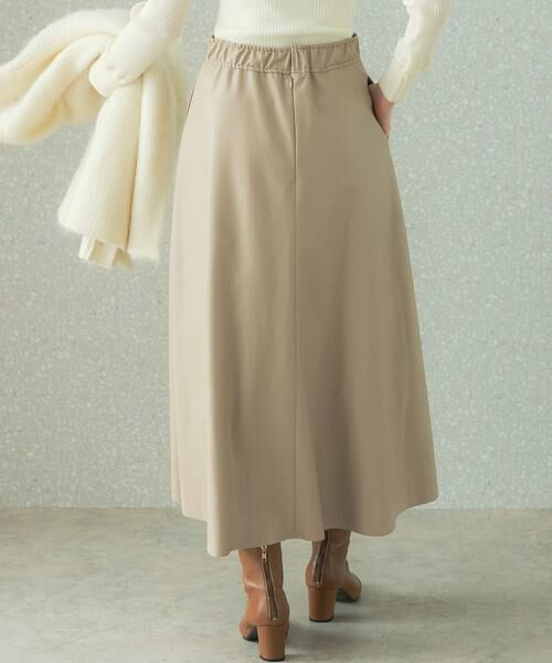 URBAN RESEARCH ROSSO / アーバンリサーチ ロッソ スカート | ウォッシャブルフェイクレザーフレアスカート | 詳細21