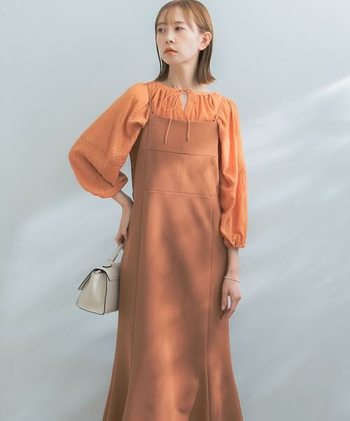 URBAN RESEARCH ROSSO / アーバンリサーチ ロッソ ワンピース | ブラウス×キャミセットワンピース | 詳細1