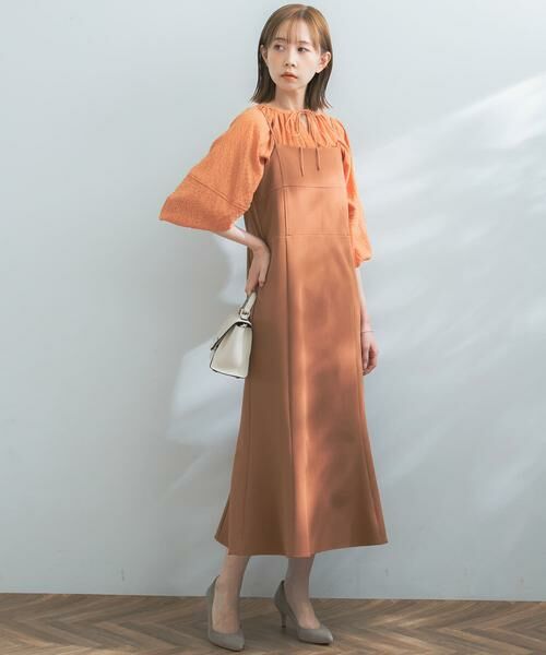 URBAN RESEARCH ROSSO / アーバンリサーチ ロッソ ワンピース | ブラウス×キャミセットワンピース | 詳細2