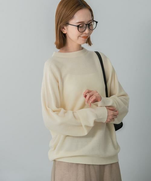 URBAN RESEARCH ROSSO / アーバンリサーチ ロッソ ニット・セーター | ウォッシャブルビルドネックホールニット | 詳細9