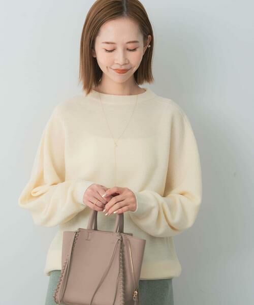 URBAN RESEARCH ROSSO / アーバンリサーチ ロッソ ニット・セーター | ウォッシャブルビルドネックホールニット | 詳細12