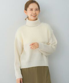 URBAN RESEARCH ROSSO / アーバンリサーチ ロッソ ニット・セーター | エアリーヤーンドッキングニットプルオーバー