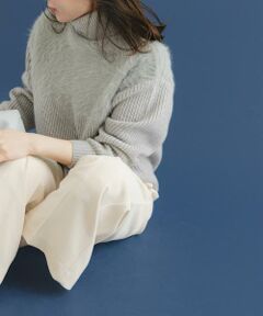 URBAN RESEARCH ROSSO / アーバンリサーチ ロッソ ニット・セーター | エアリーヤーンドッキングニットプルオーバー