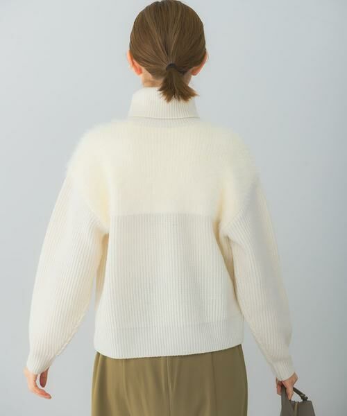URBAN RESEARCH ROSSO / アーバンリサーチ ロッソ ニット・セーター | エアリーヤーンドッキングニットプルオーバー | 詳細3