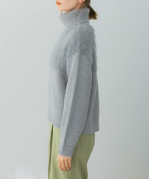 URBAN RESEARCH ROSSO / アーバンリサーチ ロッソ ニット・セーター | エアリーヤーンドッキングニットプルオーバー | 詳細26