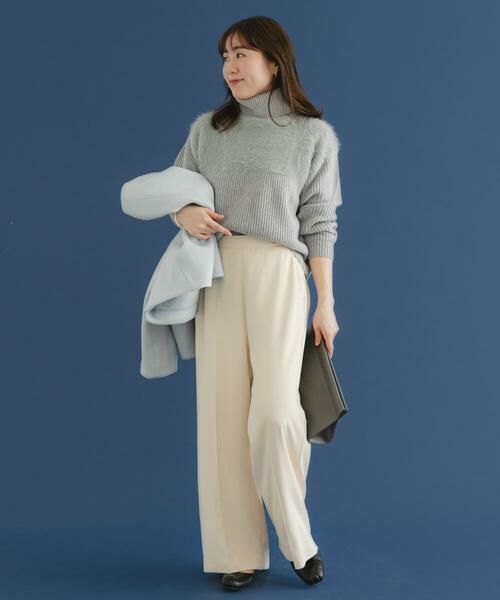 URBAN RESEARCH ROSSO / アーバンリサーチ ロッソ ニット・セーター | エアリーヤーンドッキングニットプルオーバー | 詳細17