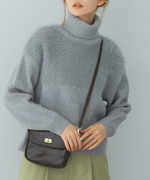 URBAN RESEARCH ROSSO / アーバンリサーチ ロッソ ニット・セーター | エアリーヤーンドッキングニットプルオーバー | 詳細19