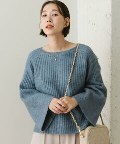 URBAN RESEARCH ROSSO / アーバンリサーチ ロッソ ニット・セーター | F by ROSSO　ワイドリブフレアスリーブニット