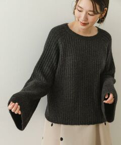 URBAN RESEARCH ROSSO / アーバンリサーチ ロッソ ニット・セーター | F by ROSSO　ワイドリブフレアスリーブニット