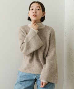 URBAN RESEARCH ROSSO / アーバンリサーチ ロッソ ニット・セーター | F by ROSSO　ワイドリブフレアスリーブニット