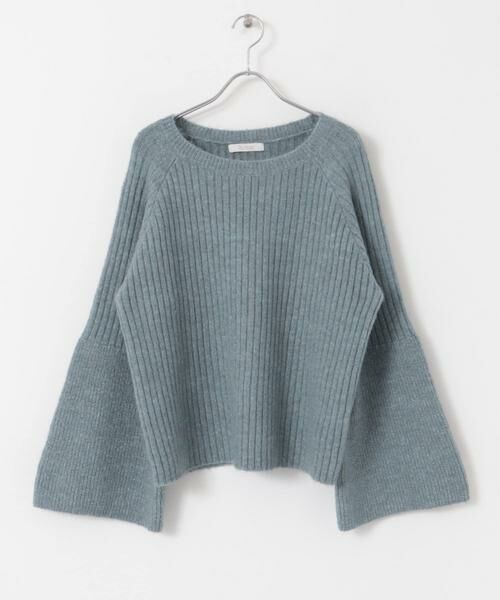 URBAN RESEARCH ROSSO / アーバンリサーチ ロッソ ニット・セーター | F by ROSSO　ワイドリブフレアスリーブニット | 詳細10