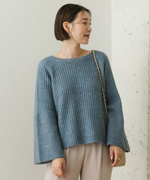 URBAN RESEARCH ROSSO / アーバンリサーチ ロッソ ニット・セーター | F by ROSSO　ワイドリブフレアスリーブニット | 詳細2