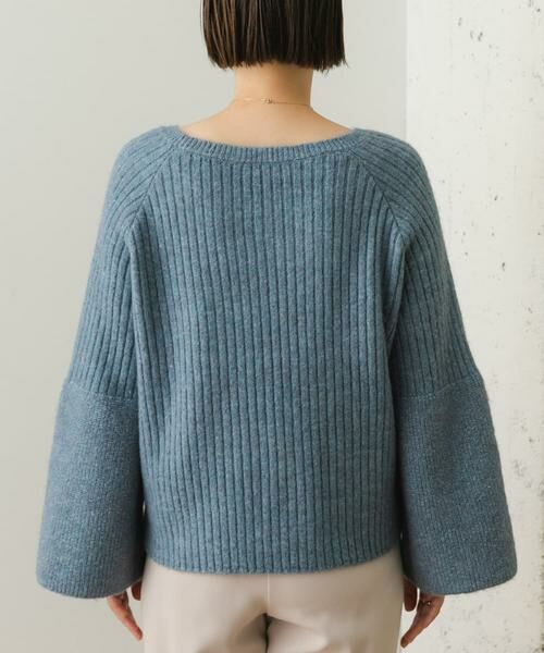 URBAN RESEARCH ROSSO / アーバンリサーチ ロッソ ニット・セーター | F by ROSSO　ワイドリブフレアスリーブニット | 詳細8