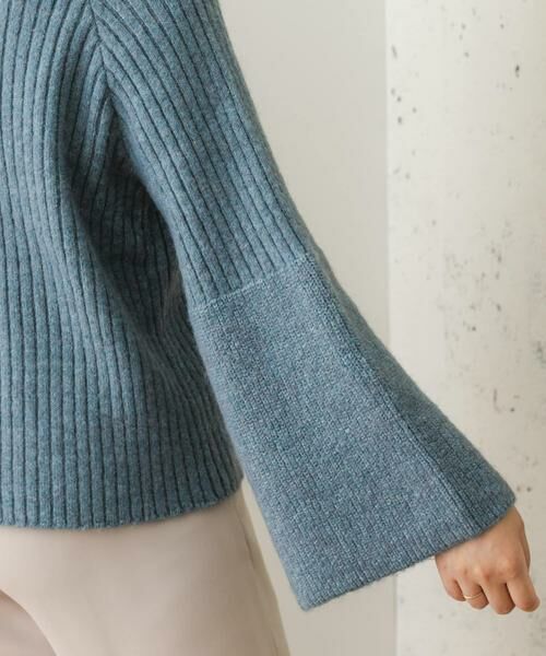 URBAN RESEARCH ROSSO / アーバンリサーチ ロッソ ニット・セーター | F by ROSSO　ワイドリブフレアスリーブニット | 詳細9