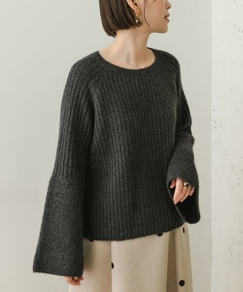 URBAN RESEARCH ROSSO / アーバンリサーチ ロッソ ニット・セーター | F by ROSSO　ワイドリブフレアスリーブニット | 詳細14