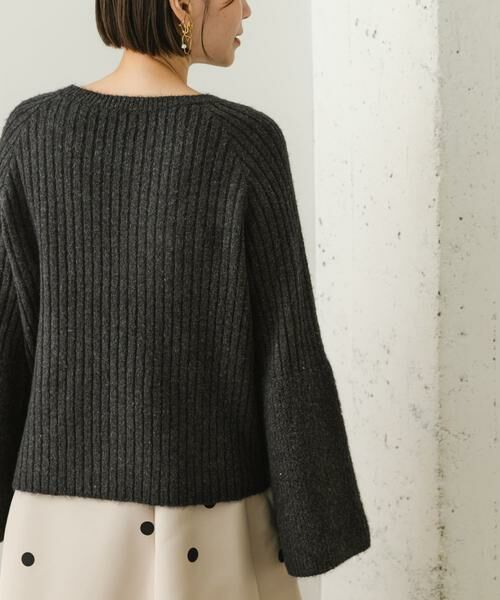 URBAN RESEARCH ROSSO / アーバンリサーチ ロッソ ニット・セーター | F by ROSSO　ワイドリブフレアスリーブニット | 詳細15