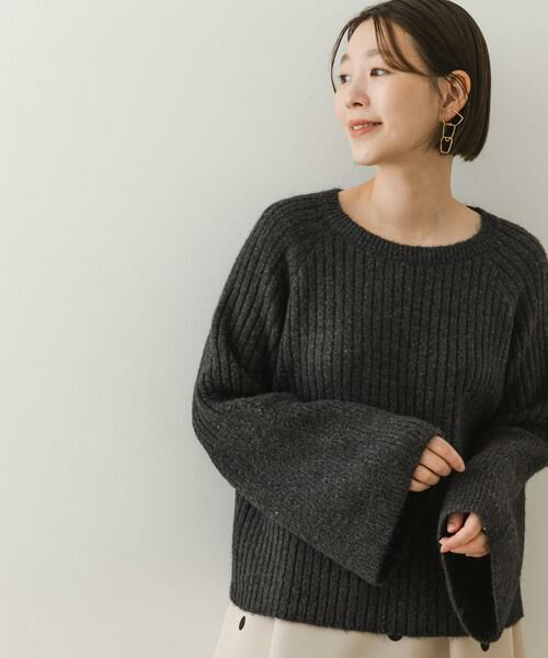 URBAN RESEARCH ROSSO / アーバンリサーチ ロッソ ニット・セーター | F by ROSSO　ワイドリブフレアスリーブニット | 詳細16