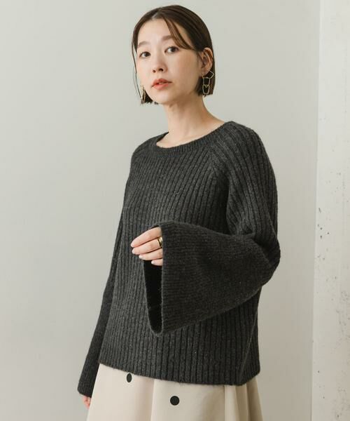 URBAN RESEARCH ROSSO / アーバンリサーチ ロッソ ニット・セーター | F by ROSSO　ワイドリブフレアスリーブニット | 詳細17