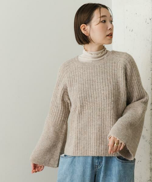 URBAN RESEARCH ROSSO / アーバンリサーチ ロッソ ニット・セーター | F by ROSSO　ワイドリブフレアスリーブニット | 詳細22