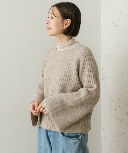 URBAN RESEARCH ROSSO / アーバンリサーチ ロッソ ニット・セーター | F by ROSSO　ワイドリブフレアスリーブニット | 詳細23