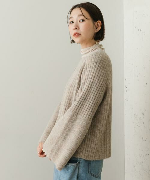 URBAN RESEARCH ROSSO / アーバンリサーチ ロッソ ニット・セーター | F by ROSSO　ワイドリブフレアスリーブニット | 詳細24
