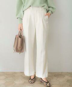 URBAN RESEARCH ROSSO / アーバンリサーチ ロッソ その他パンツ | ストレートセミフレアウールパンツ