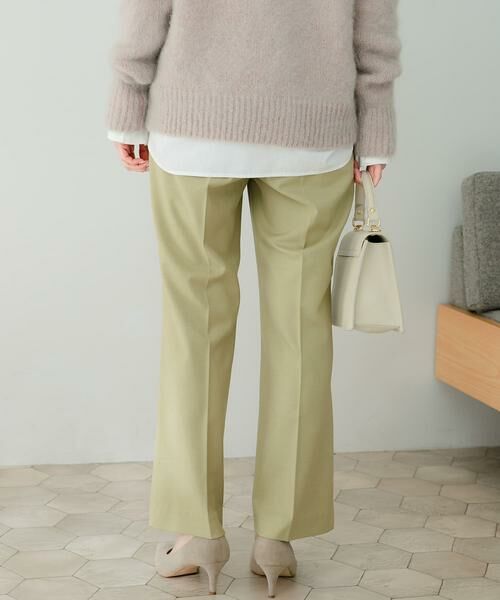 URBAN RESEARCH ROSSO / アーバンリサーチ ロッソ その他パンツ | ストレートセミフレアウールパンツ | 詳細3