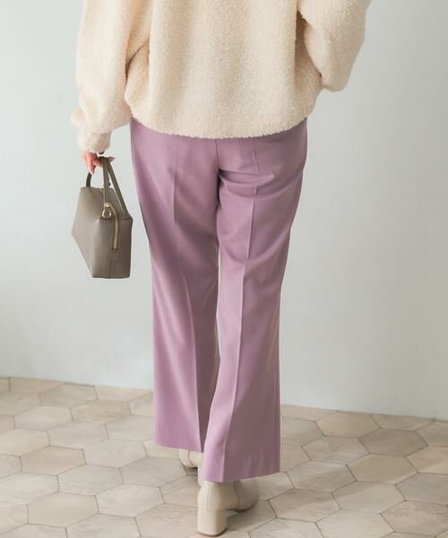 URBAN RESEARCH ROSSO / アーバンリサーチ ロッソ その他パンツ | ストレートセミフレアウールパンツ | 詳細13