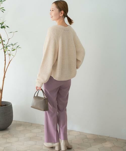 URBAN RESEARCH ROSSO / アーバンリサーチ ロッソ その他パンツ | ストレートセミフレアウールパンツ | 詳細16