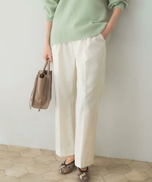 URBAN RESEARCH ROSSO / アーバンリサーチ ロッソ その他パンツ | ストレートセミフレアウールパンツ | 詳細19