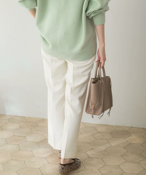 URBAN RESEARCH ROSSO / アーバンリサーチ ロッソ その他パンツ | ストレートセミフレアウールパンツ | 詳細21