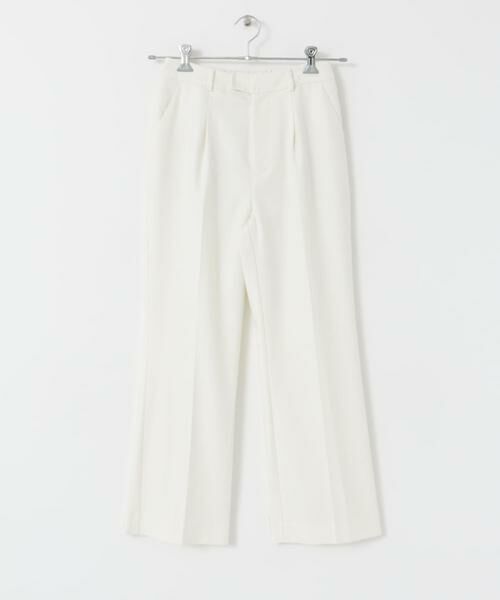 URBAN RESEARCH ROSSO / アーバンリサーチ ロッソ その他パンツ | ストレートセミフレアウールパンツ | 詳細24