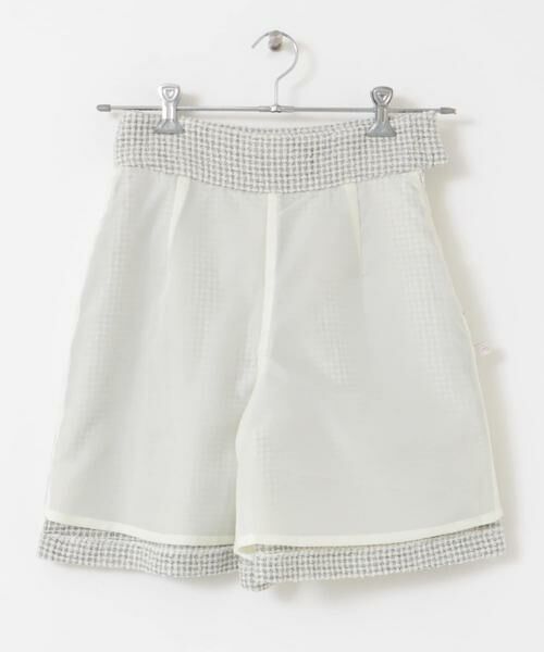 URBAN RESEARCH ROSSO / アーバンリサーチ ロッソ ショート・ハーフ・半端丈パンツ | F by ROSSO ツイードスカート風キュロットパンツ | 詳細11