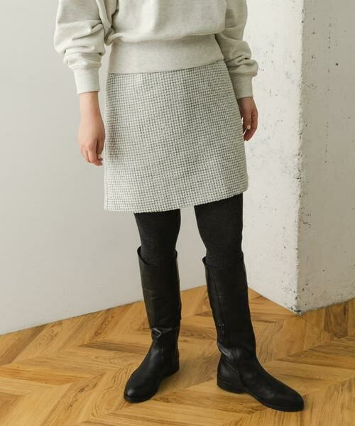 URBAN RESEARCH ROSSO / アーバンリサーチ ロッソ ショート・ハーフ・半端丈パンツ | F by ROSSO ツイードスカート風キュロットパンツ | 詳細4