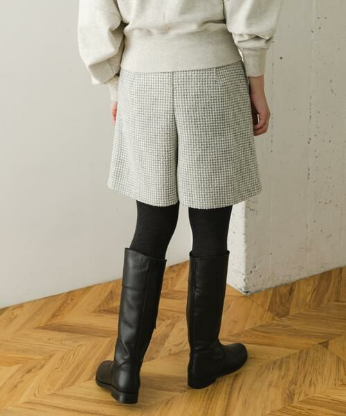 URBAN RESEARCH ROSSO / アーバンリサーチ ロッソ ショート・ハーフ・半端丈パンツ | F by ROSSO ツイードスカート風キュロットパンツ | 詳細5