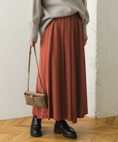 URBAN RESEARCH ROSSO / アーバンリサーチ ロッソ スカート | F by ROSSO　サテンフレアスカート