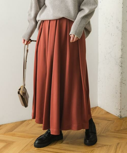 URBAN RESEARCH ROSSO / アーバンリサーチ ロッソ スカート | F by ROSSO　サテンフレアスカート | 詳細2