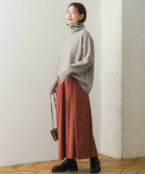 URBAN RESEARCH ROSSO / アーバンリサーチ ロッソ スカート | F by ROSSO　サテンフレアスカート | 詳細4
