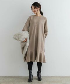 URBAN RESEARCH ROSSO / アーバンリサーチ ロッソ ワンピース | 『40サイズ/高身長向けも展開』F by ROSSO　裾フレアワンピース