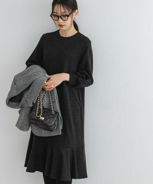 URBAN RESEARCH ROSSO / アーバンリサーチ ロッソ ワンピース | 『40サイズ/高身長向けも展開』F by ROSSO　裾フレアワンピース | 詳細13