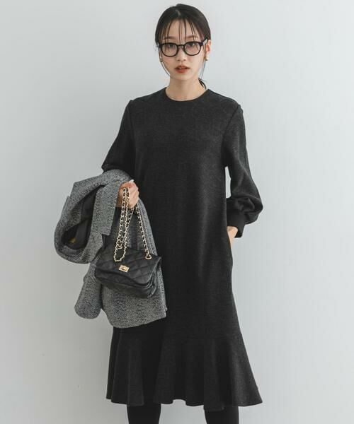 URBAN RESEARCH ROSSO / アーバンリサーチ ロッソ ワンピース | 『40サイズ/高身長向けも展開』F by ROSSO　裾フレアワンピース | 詳細14