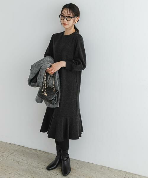 URBAN RESEARCH ROSSO / アーバンリサーチ ロッソ ワンピース | 『40サイズ/高身長向けも展開』F by ROSSO　裾フレアワンピース | 詳細16