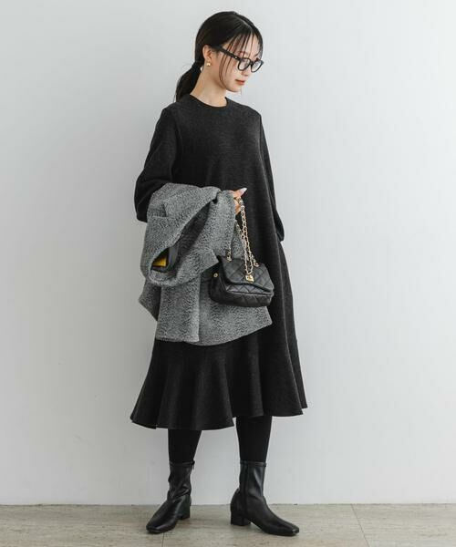 URBAN RESEARCH ROSSO / アーバンリサーチ ロッソ ワンピース | 『40サイズ/高身長向けも展開』F by ROSSO　裾フレアワンピース | 詳細17