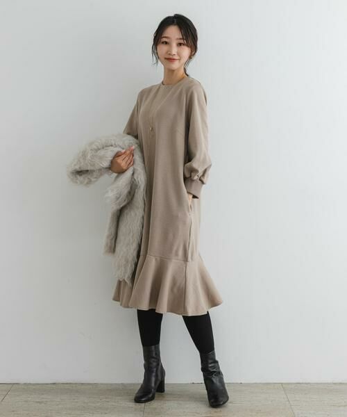 URBAN RESEARCH ROSSO / アーバンリサーチ ロッソ ワンピース | 『40サイズ/高身長向けも展開』F by ROSSO　裾フレアワンピース | 詳細22