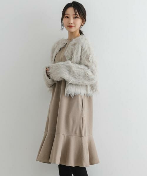 URBAN RESEARCH ROSSO / アーバンリサーチ ロッソ ワンピース | 『40サイズ/高身長向けも展開』F by ROSSO　裾フレアワンピース | 詳細24