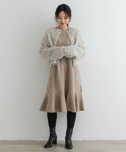 URBAN RESEARCH ROSSO / アーバンリサーチ ロッソ ワンピース | 『40サイズ/高身長向けも展開』F by ROSSO　裾フレアワンピース | 詳細25