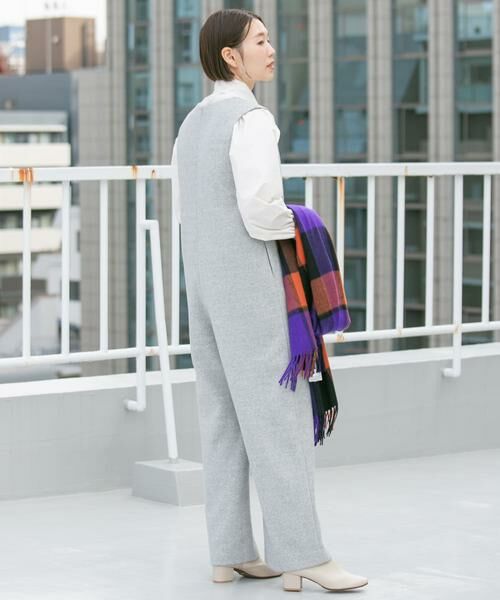 URBAN RESEARCH ROSSO / アーバンリサーチ ロッソ サロペット・オールインワン | 『34サイズも展開』『UR TECH』F by ROSSO　ウールライクキーネックオールインワン | 詳細11