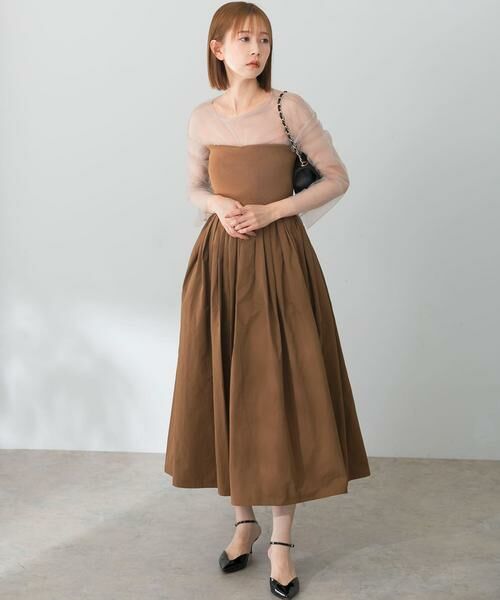 URBAN RESEARCH ROSSO / アーバンリサーチ ロッソ ドレス | 2WAYタフタドレス | 詳細1