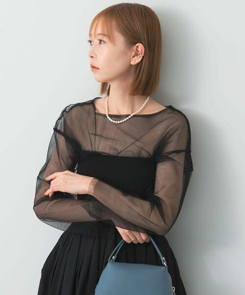 URBAN RESEARCH ROSSO / アーバンリサーチ ロッソ トップス | レイヤードチュールブラウス | 詳細3